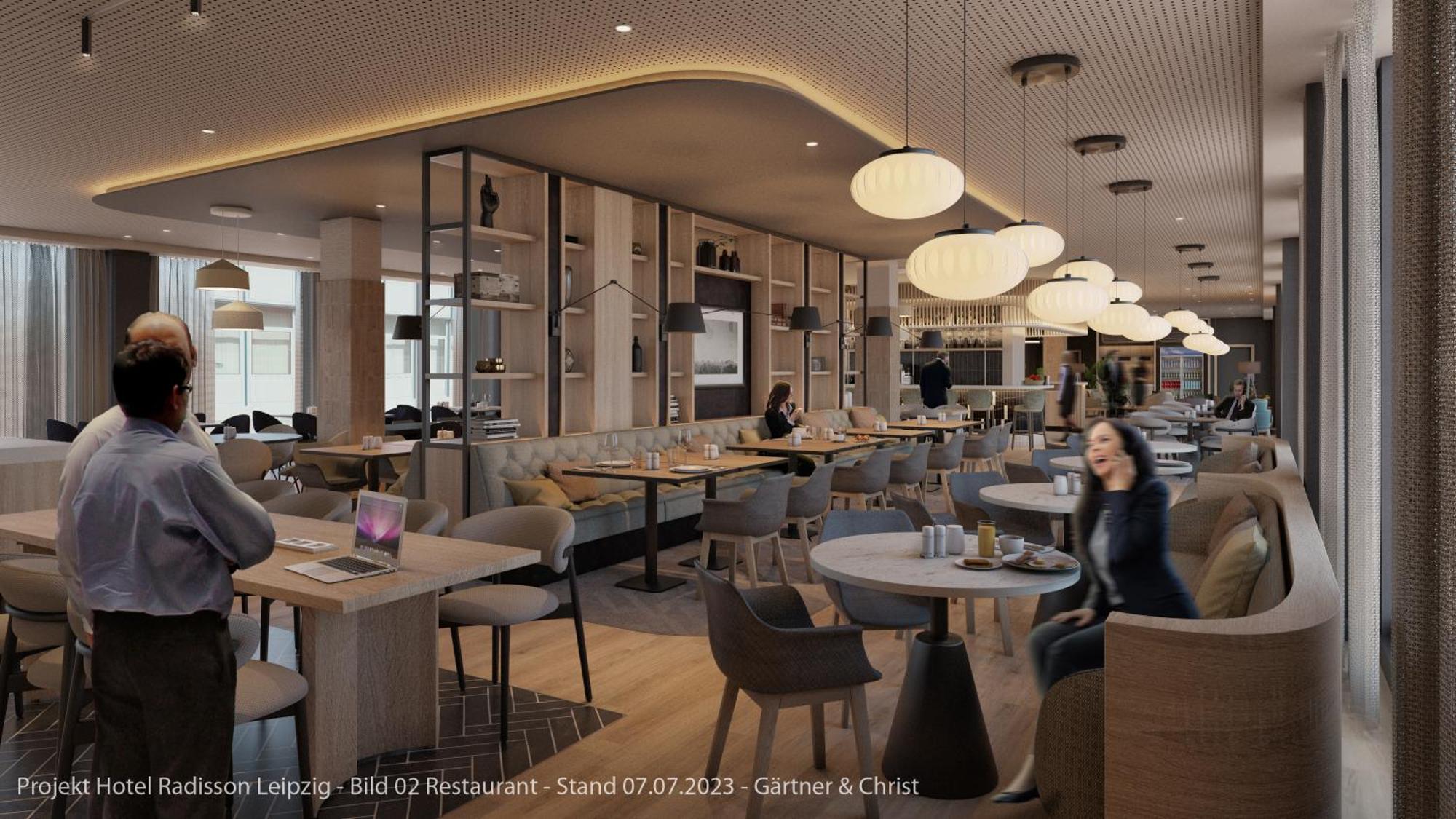 Radisson Hotel Leipzig Dış mekan fotoğraf